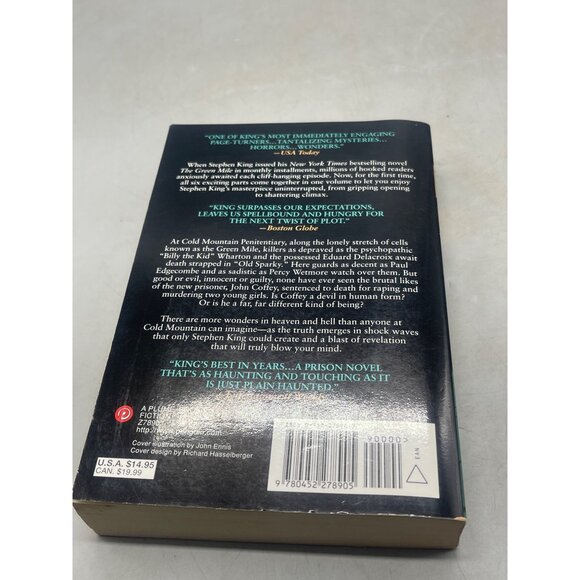 The green mile Book Stephen King paperback copyright 1996 English 465 pg READ - Picture 3 of 5